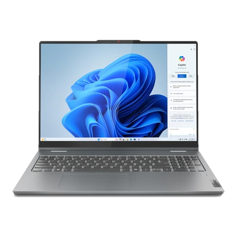 Lenovo IdeaPad 5 2-in-1 16IRU9 Intel Core 5 120U Híbrido (2-en-1) 40,6 cm (16") Pantalla táctil WUXGA 16 GB LPDDR5x-SDRAM 512 GB SSD Wi-Fi 6 (802.11ax) Windows 11 Home Inglés Gris